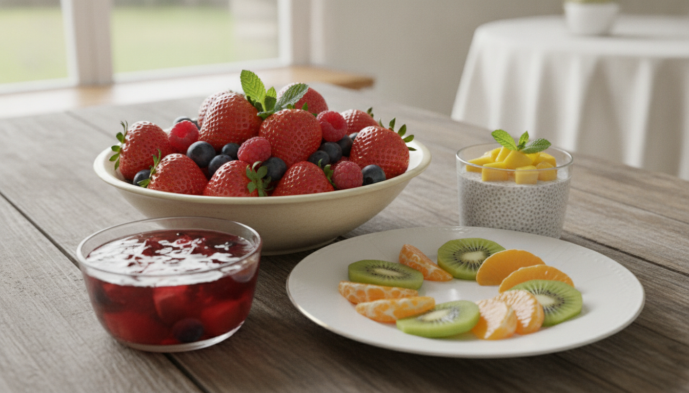 Quels desserts fruités et faciles préparer quand on est diabétique ?